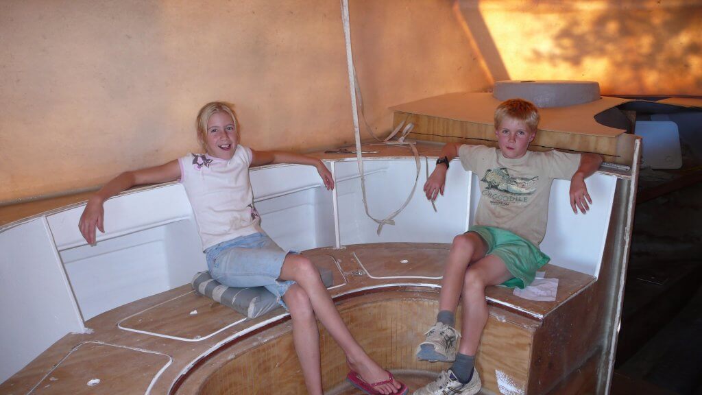 Rivergum Cruises boat seat early stages