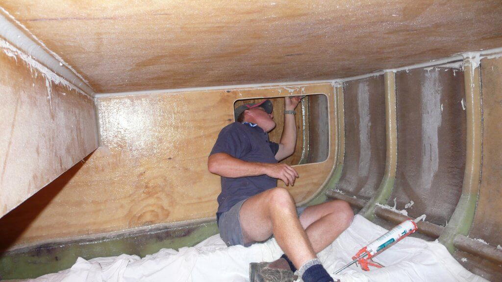 Rivergum Cruises inside boat job
