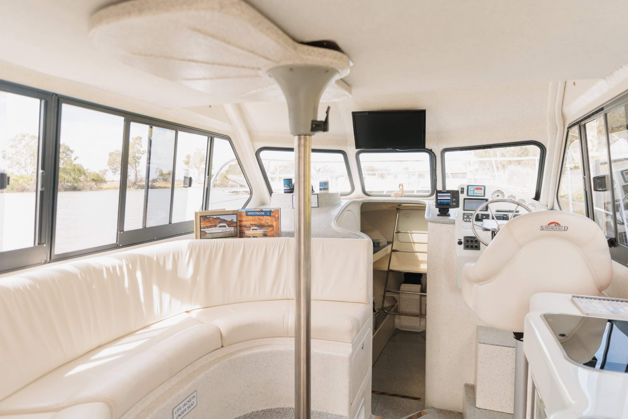 Inside of boat